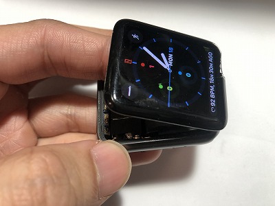 アップルウォッチ4 画面割れ 動作問題なし - 時計